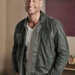 This Is Us Justin Hartley Shirt Style Collar Black Leather Jacket
