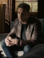 This Is Us S05 Kevin Pearson Brown Leather Bomber Jacket