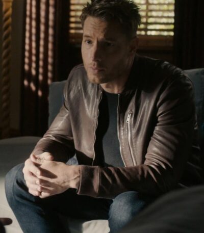 This Is Us S05 Kevin Pearson Brown Leather Bomber Jacket