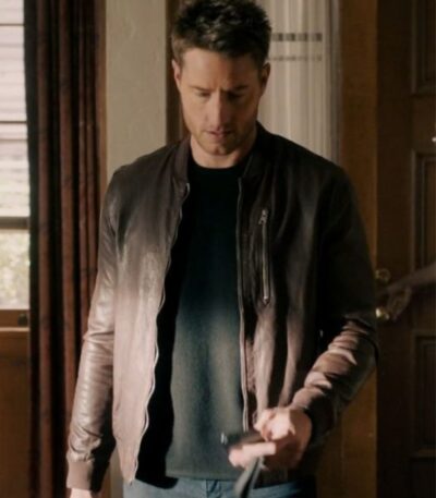 This Is Us S05 Kevin Pearson Brown Leather Bomber Jacket