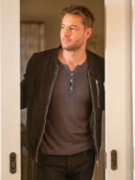 This Is Us S05 Kevin Pearson Brown Leather Bomber Jacket
