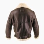 Thomas SF Shearling Sheepskin Brown Leather Jacket