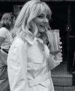 Thomasin Mckenzie Last Night in Soho Eloise White Coat