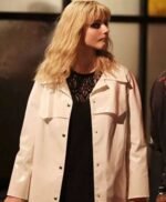 Thomasin Mckenzie Last Night in Soho Eloise White Coat