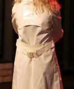 Thomasin Mckenzie Last Night in Soho Eloise White Coat