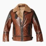Thompson Distressed Shearling Aviator SF Jacket