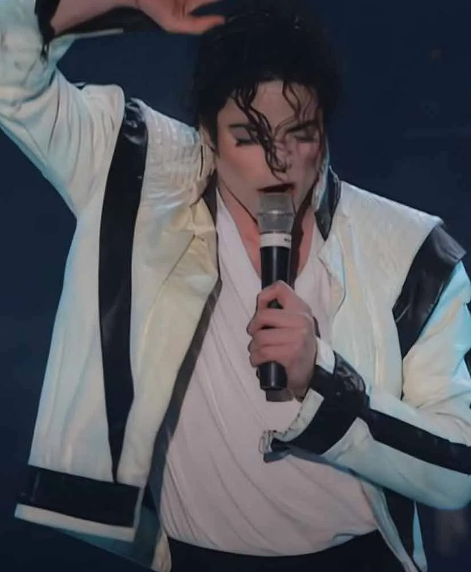 Thriller Michael Jackson White Leather Jacket Thriller Michael Jackson White Leather Jacket