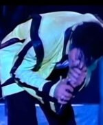 Thriller Michael Jackson White Leather Jacket