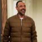 Tim Frasier S01 Brown Bomber Puffer Jacket