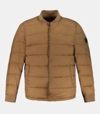 Tim Frasier S01 Brown Bomber Puffer Jacket