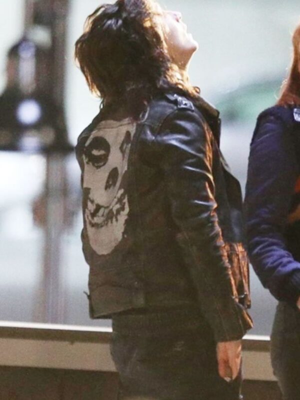 Timothée Chalamet Don’t Look Up Yule Black Leather Jacket