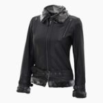 Timothy Designer Soft Shearling Leather Jacket