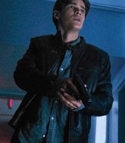 Titans Dick Grayson Black Quilted Leather Jacket