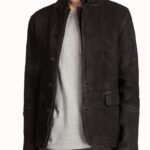 Titans Dick Grayson Black Suede Leather Jacket