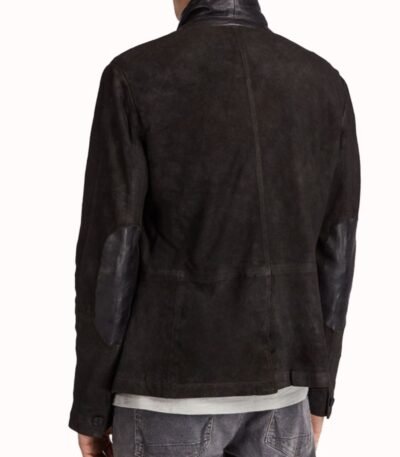 Titans Dick Grayson Black Suede Leather Jacket