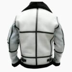 Todd RAF SF Bomber Flight Aviator White Jacket