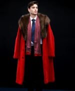 Todrick Mink Fur Red Long Coat