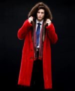 Todrick Mink Fur Red Long Coat