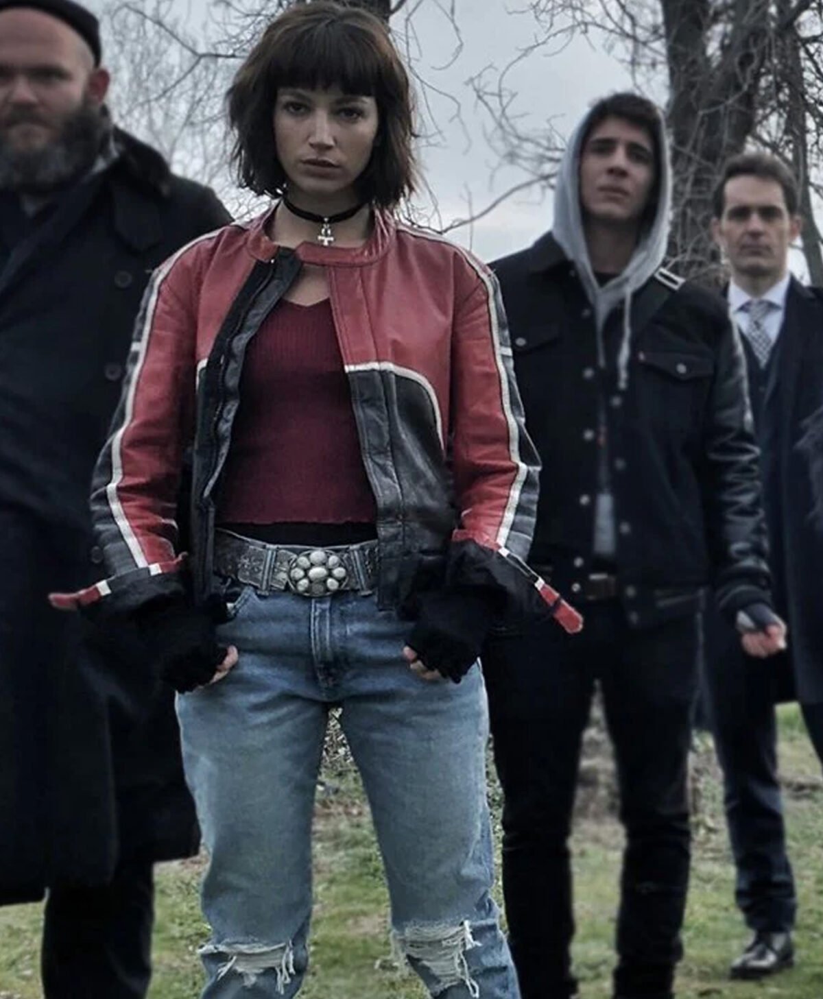 Tokio Money Heist Cafe Racer Jacket