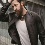 Tom Clancys Jack Ryan Black Leather Jacket