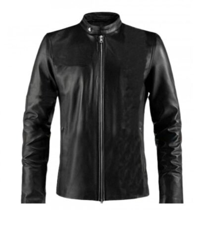 Tom Clancys Jack Ryan Black Leather Jacket