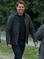 Tom Cruise Jack Reacher 2 Black Leather Jacket