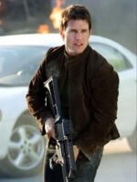 Tom Cruise Mission Impossible 03 Brown Suede Jacket