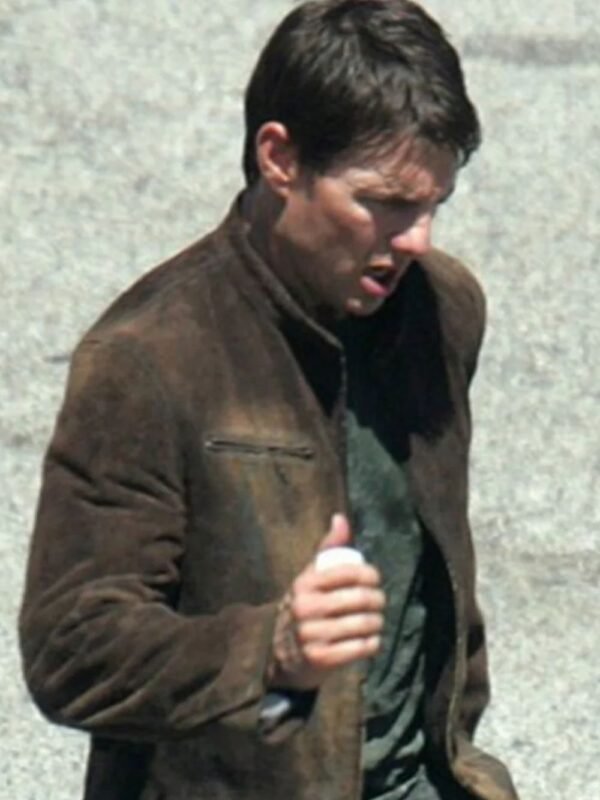 Tom Cruise Mission Impossible 03 Brown Suede Jacket