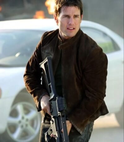 Tom Cruise Mission Impossible 03 Brown Suede Jacket