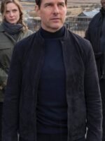 Tom Cruise Mission Impossible Fallout 06 Black Suede Jacket