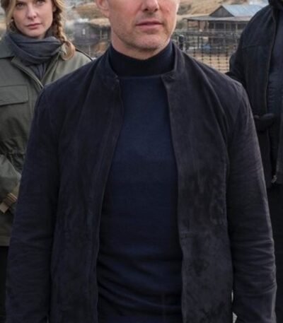Tom Cruise Mission Impossible Fallout 06 Black Suede Jacket