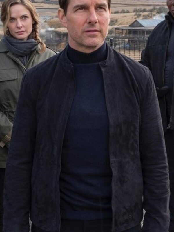 Tom Cruise Mission Impossible Fallout 06 Black Suede Jacket