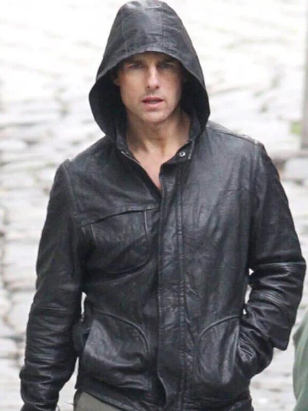 Tom Cruise Mission Impossible Ghost Protocol Black Hooded Jacket