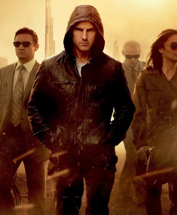 Tom Cruise Mission Impossible Ghost Protocol Black Hooded Jacket