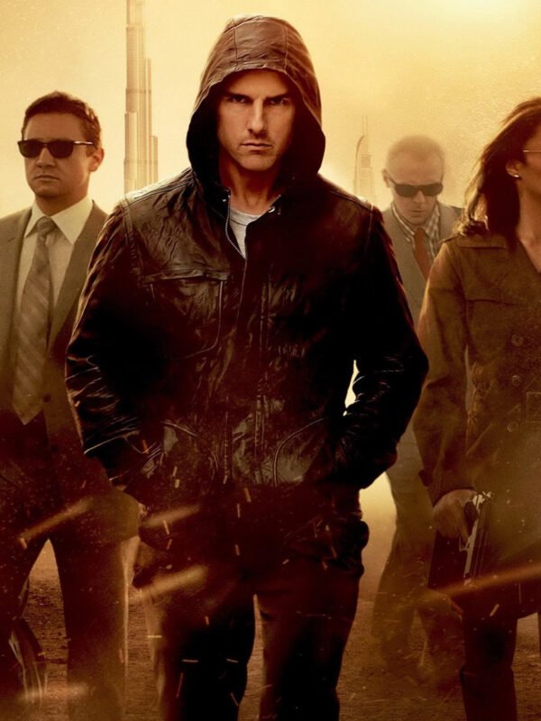 Tom Cruise Mission Impossible Ghost Protocol Black Hooded Jacket