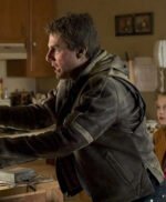 Tom Cruise War of The Worlds Brown Biker Leather Jacket