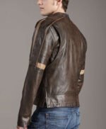 Tom Cruise War of The Worlds Brown Biker Leather Jacket