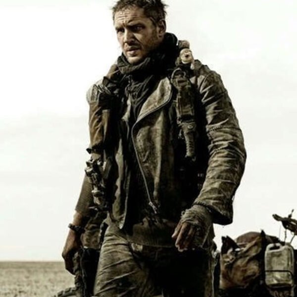 Tom Hardy Mad Max Fury Road Black Leather Jacket
