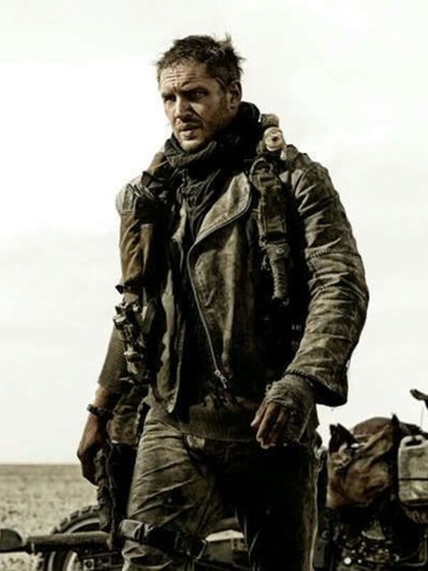 Tom Hardy Mad Max Fury Road Black Leather Jacket