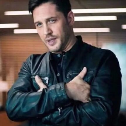 Tom Hardy Venom Black Leather Jacket