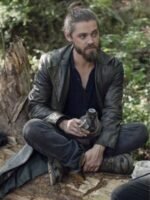 Tom Payne The Walking Dead Leather Trench Coat