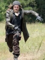 Tom Payne The Walking Dead Leather Trench Coat