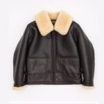 Tony Navy M-445A Brown Shearling Jacket