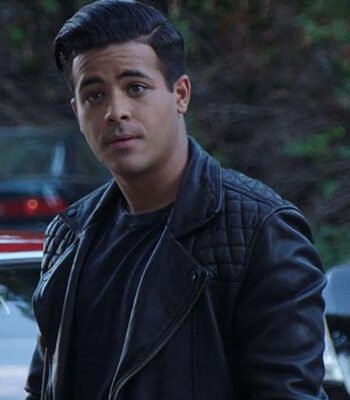 Tony Padilla 13 Reasons Why Quilted Biker Leather Jacket