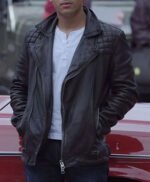 Tony Padilla 13 Reasons Why Quilted Biker Leather Jacket