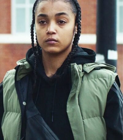 Top Boy Jaq Green Puffer Vest