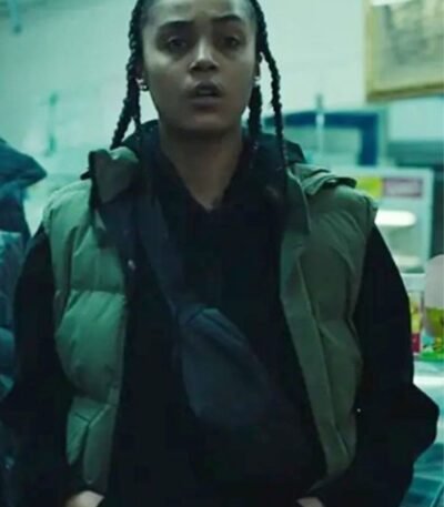 Top Boy Jaq Green Puffer Vest