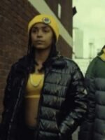 Top Boy Jasmine Jobson Puffer Black Jacket