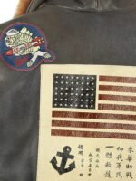 Top Gun G-1 Brown Bomber Flight Pilot Sherpa Leather Jacket