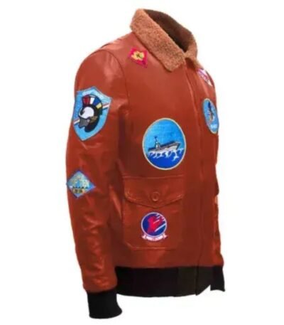 Top Gun G-1 Far East Cruise 63-4 Rust Bomber Sherpa Jacket